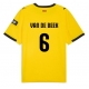 Maillot de foot Girona Donny van de Beek #6 Extérieur vêtements 2025-26 Manches Courtes